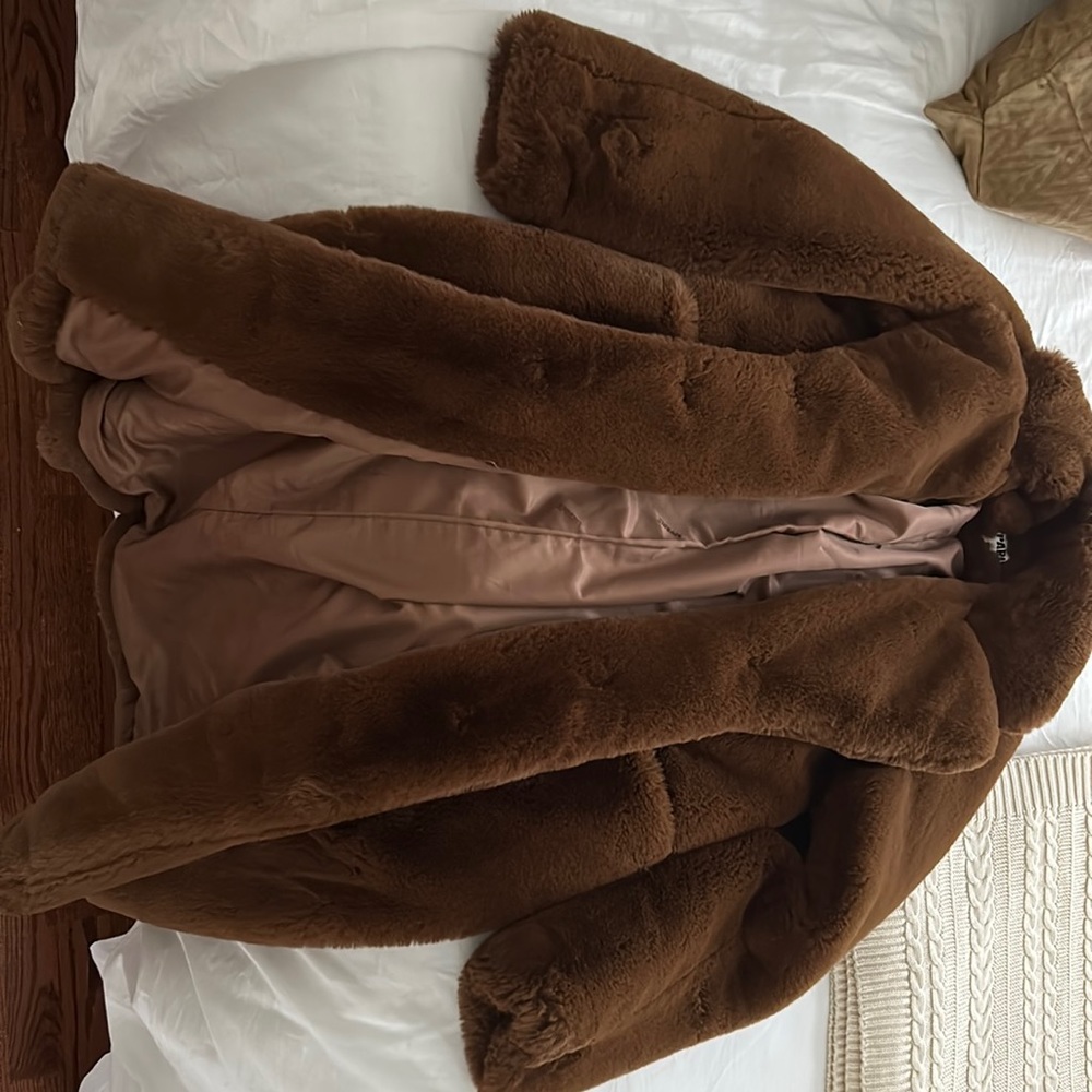 Apparis faux fur coat